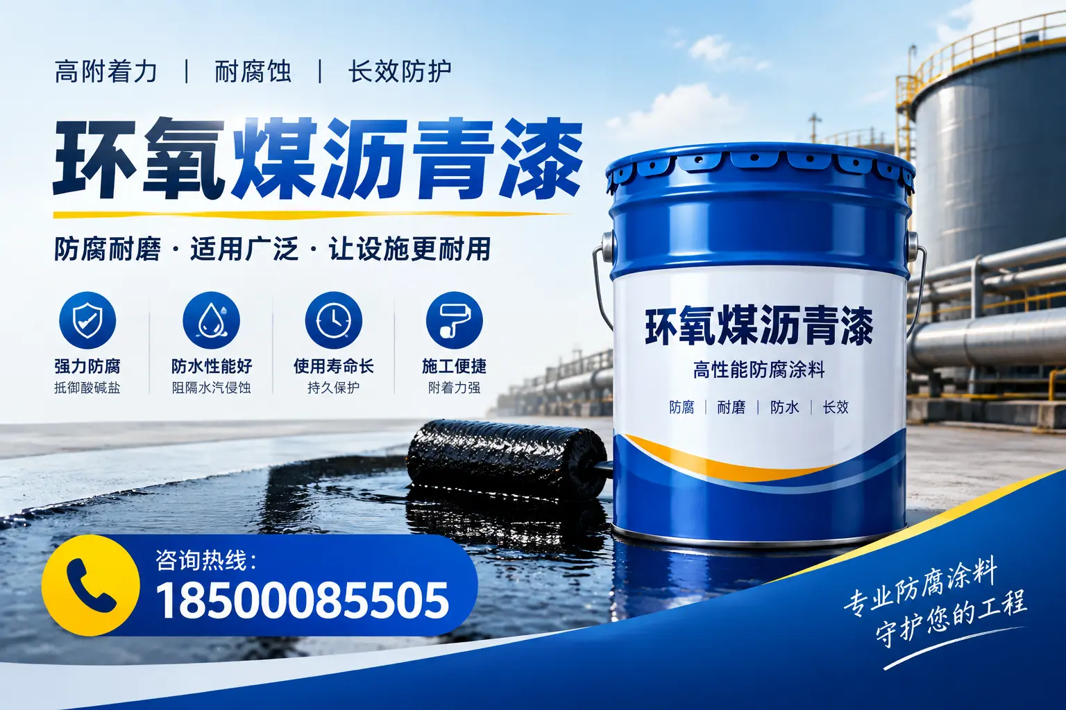 环氧煤沥青漆与其他涂料的对比分析，助力威海企业决策